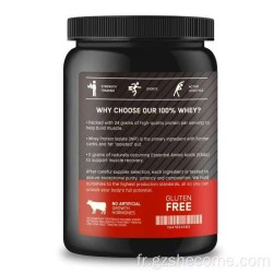 100% WHEY Protein – France FishGrace – Soutien Musculaire & Récupération – Saveur Crème Vanille Française – 907g (29 Portions)