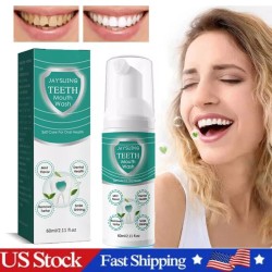 Mousse dentifrice blanchissante pour les dents